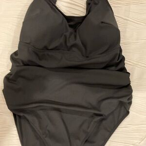 Black Halter Swimsuit